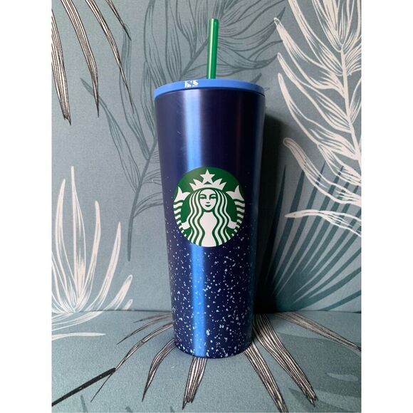 Starbucks Other - NEW Starbucks 2020 Blue Double Walled Stainless Steel Tumbler Cold Travel Cup 24